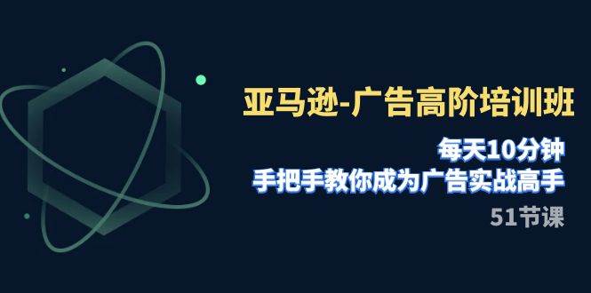 亚马逊-广告高阶培训班，每天10分钟，手把手教你成为广告实战高手（51节）-选优云网创