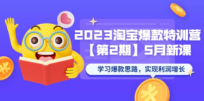 2023淘宝爆款特训营【第2期】5月新课 学习爆款思路，实现利润增长-选优云网创