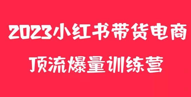 小红书电商爆量训练营，月入3W+！可复制的独家养生花茶系列玩法-选优云网创