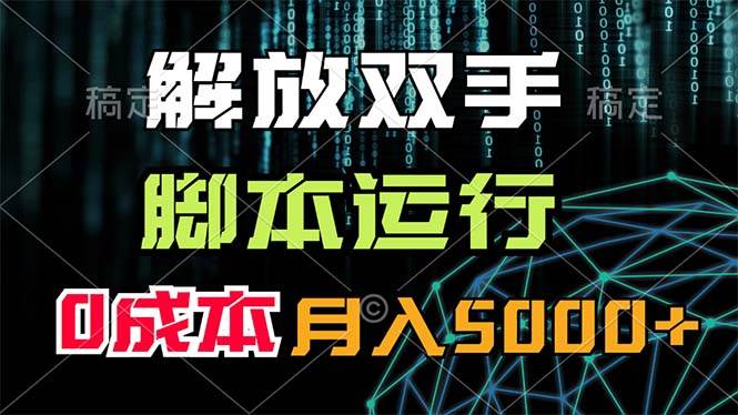 解放双手，脚本运行，0成本月入5000+-选优云网创